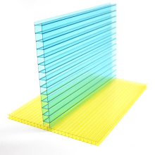 10mm Colored Hollow Polycarbonate Roofing Sheet